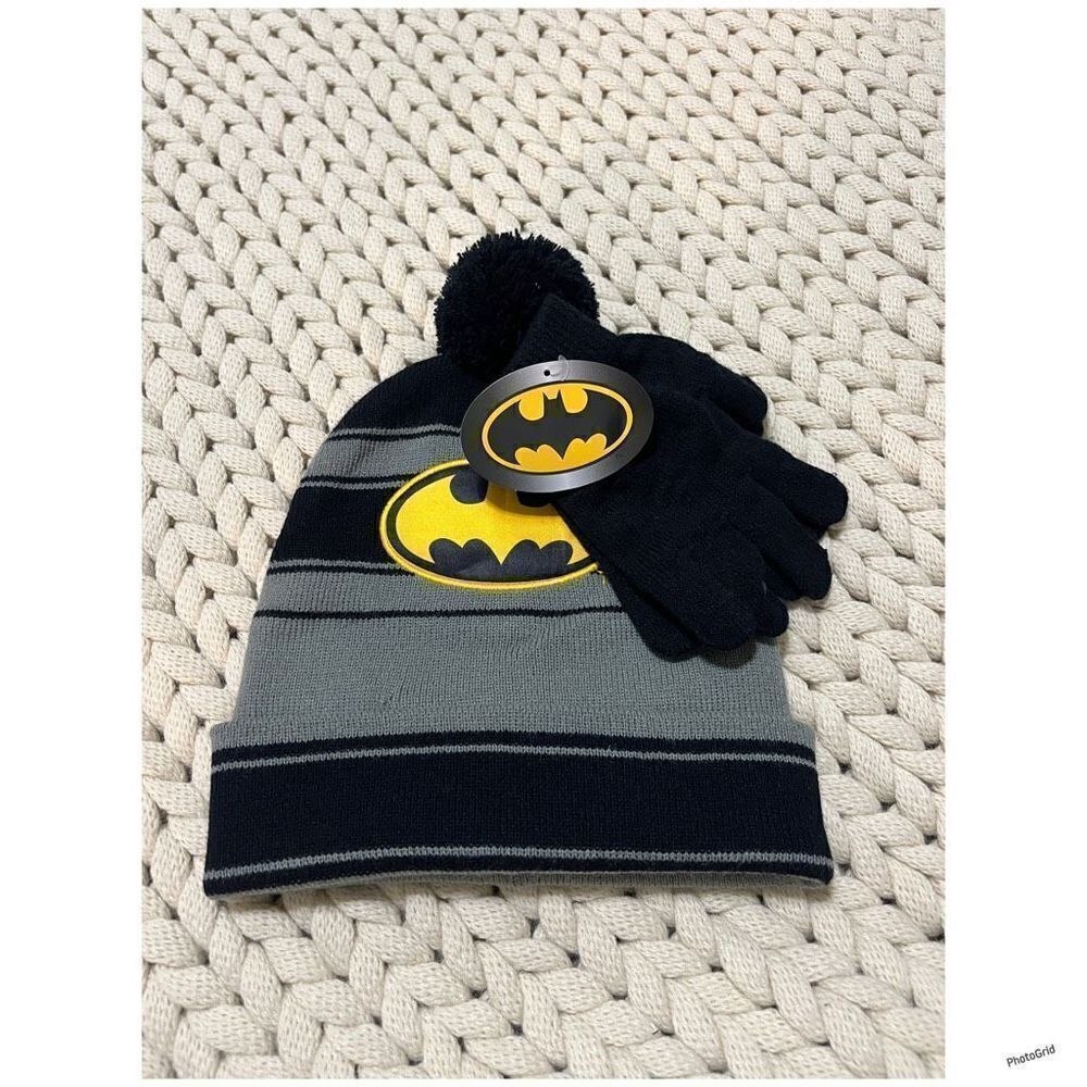 Batman Boys Beanie & gloves